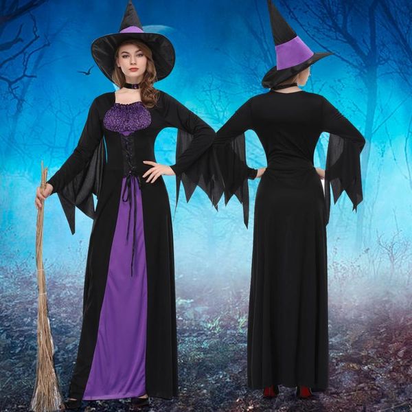 casual dresses halloween costume witch dress medieval women's role playing 2021 fashion plus size cosplay suit, Black;gray
casual dresses halloween costume witch dress medieval women's role playing 2021 fashion plus size cosplay suit, Black;gray