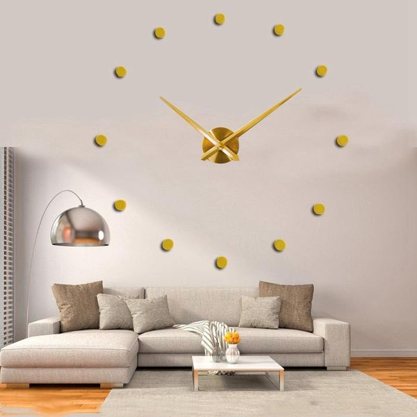wall clocks 3d diy large size clock 47in frameless mute quartz for bedroom 
wall clocks 3d diy large size clock 47in frameless mute quartz for bedroom