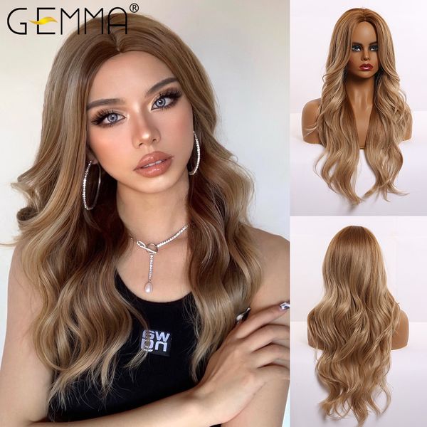 synthetic wigs long body wave ombre brown wigs for black women afro natural middle part cosplay hair heat resistant fiber
synthetic wigs long body wave ombre brown wigs for black women afro natural middle part cosplay hair heat resistant fiber