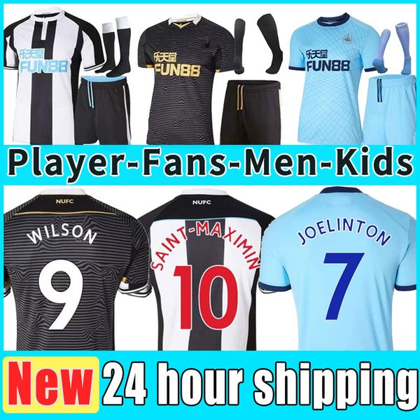 21 22 united soccer jersey nufc news castle shelvey almiron 2021 2022 football shirt fraser ritchie gayle maximin men + kids kit full set pl, Black;yellow
21 22 united soccer jersey nufc news castle shelvey almiron 2021 2022 football shirt fraser ritchie gayle maximin men + kids kit full set pl, Black;yellow