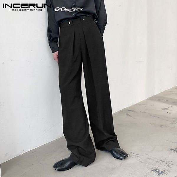 new 2021 pants solid color streetwear joggers baggy korean casual straight trousers men fashion pantalones hombre s-5xl incerun y92z, Black
new 2021 pants solid color streetwear joggers baggy korean casual straight trousers men fashion pantalones hombre s-5xl incerun y92z, Black