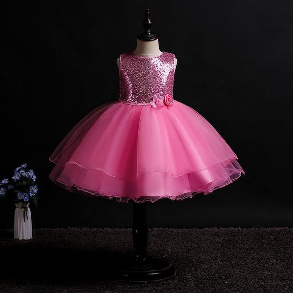 girl's dresses flower girls sequined embroidery sleeveless tulle lace appliques pearls o-neck knee-length kids party princess gown f141, Red;yellow
girl's dresses flower girls sequined embroidery sleeveless tulle lace appliques pearls o-neck knee-length kids party princess gown f141, Red;yellow