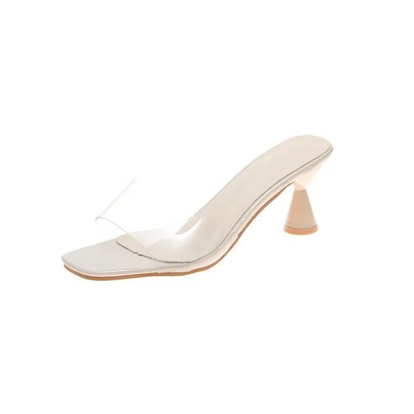 transparent slippers women all-match fashion open-toed flip flops fairy style fashion sandals high-heeled sandals, Black
transparent slippers women all-match fashion open-toed flip flops fairy style fashion sandals high-heeled sandals, Black