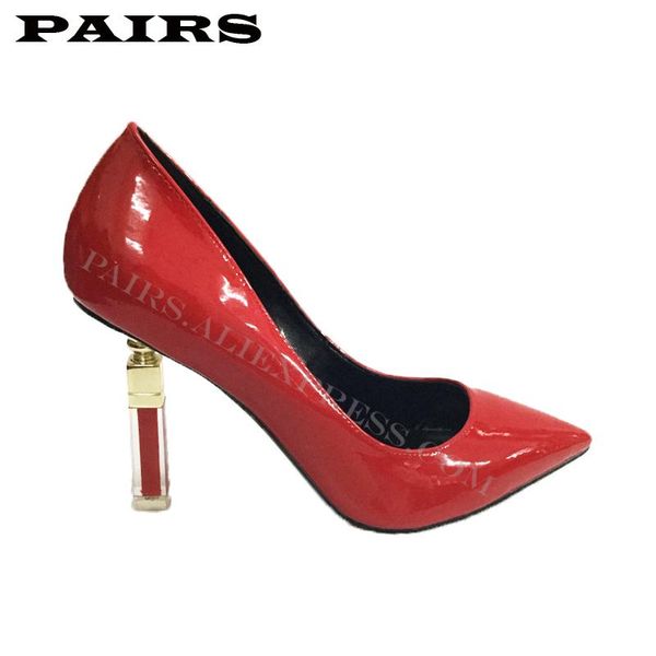 dress shoes fashion genuine leather pumps women stiletto lipstick high heels ladies shiny pointed toe special design party, Black
dress shoes fashion genuine leather pumps women stiletto lipstick high heels ladies shiny pointed toe special design party, Black