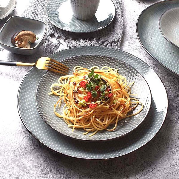 dishes & plates steak plate nordic retro personalized tableware ceramic western fruit salad household vegetable pasta pl
dishes & plates steak plate nordic retro personalized tableware ceramic western fruit salad household vegetable pasta pl