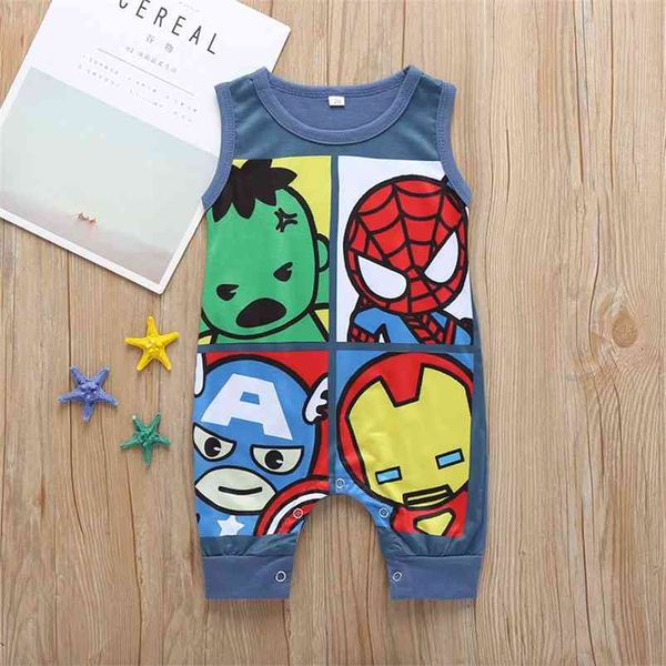 infant born baby boys romper summer sleeveless o neck print cartoon hero rompers clothes outfits 210629, Blue
infant born baby boys romper summer sleeveless o neck print cartoon hero rompers clothes outfits 210629, Blue