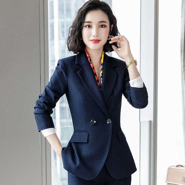 autumn and winter women's professional wear casual office sets double breasted ladies jacket two-piece fashion trousers 210527, White
autumn and winter women's professional wear casual office sets double breasted ladies jacket two-piece fashion trousers 210527, White