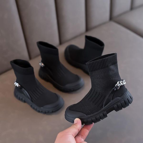 boots autumn children casual flying knit short girls princess black performance student shoes breathable flat kids baby 03a, Black;grey
boots autumn children casual flying knit short girls princess black performance student shoes breathable flat kids baby 03a, Black;grey