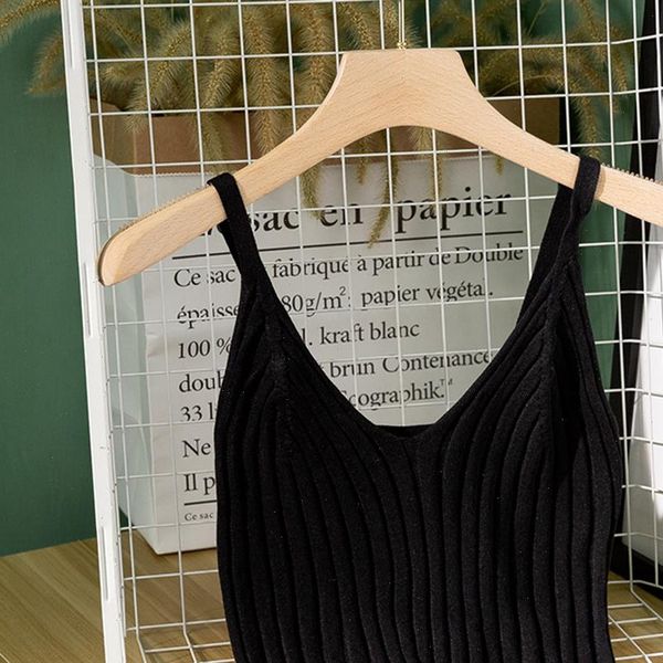 women knitted crop crop sleeveless cropped slim sling knitted tank v neck plain camisole high elastic camis, White
women knitted crop crop sleeveless cropped slim sling knitted tank v neck plain camisole high elastic camis, White