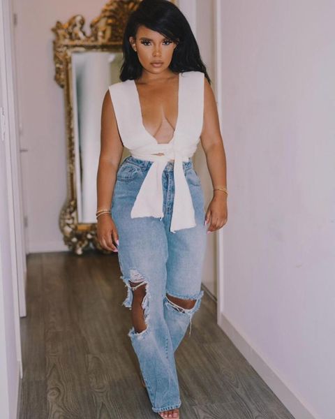 women's jeans ripped straight pants women high street elegant blue holes denim casual trousers
women's jeans ripped straight pants women high street elegant blue holes denim casual trousers
