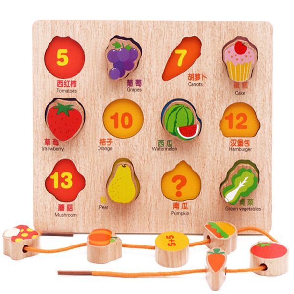 baby early educational toy baby hand grasp wooden puzzle toy fruit/animal stringing threading learning toy child wood jigsaw
baby early educational toy baby hand grasp wooden puzzle toy fruit/animal stringing threading learning toy child wood jigsaw