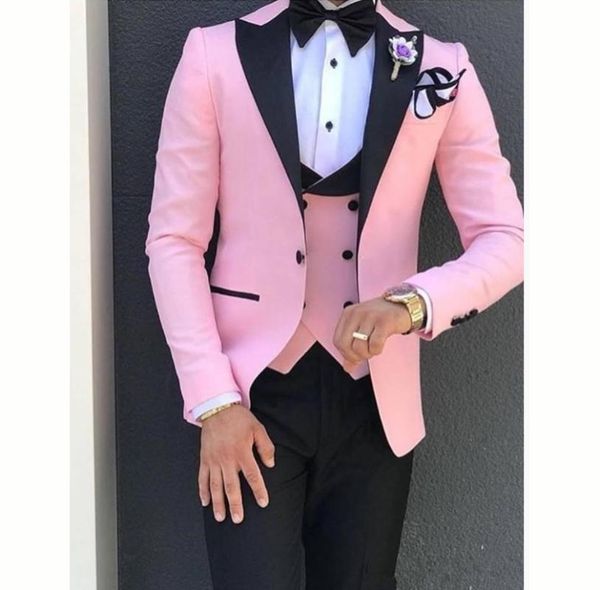 men's suits & blazers custom made pink for men slim fit prom wedding man groom tuxedo blazer fashion party jacket waistcoat pants 3pcs, White;black
men's suits & blazers custom made pink for men slim fit prom wedding man groom tuxedo blazer fashion party jacket waistcoat pants 3pcs, White;black