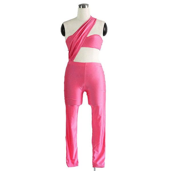 women's jumpsuits & rompers factory price wholesale one shoulder pink bodysuit women clothing fashion slim combinaison femme size, Black;white
women's jumpsuits & rompers factory price wholesale one shoulder pink bodysuit women clothing fashion slim combinaison femme size, Black;white