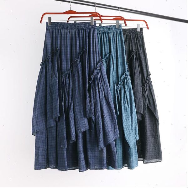 fleabane bitter fleabane skirt western style restoring ancient ways new grid posed skirts women on female, Black
fleabane bitter fleabane skirt western style restoring ancient ways new grid posed skirts women on female, Black