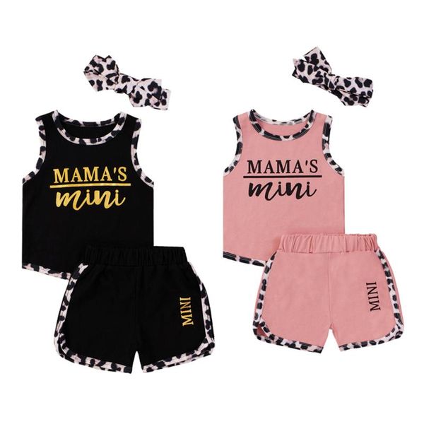 clothing sets mama's mini born baby girl sleeveless vest shorts pant bottom headband 3pcs set, White
clothing sets mama's mini born baby girl sleeveless vest shorts pant bottom headband 3pcs set, White