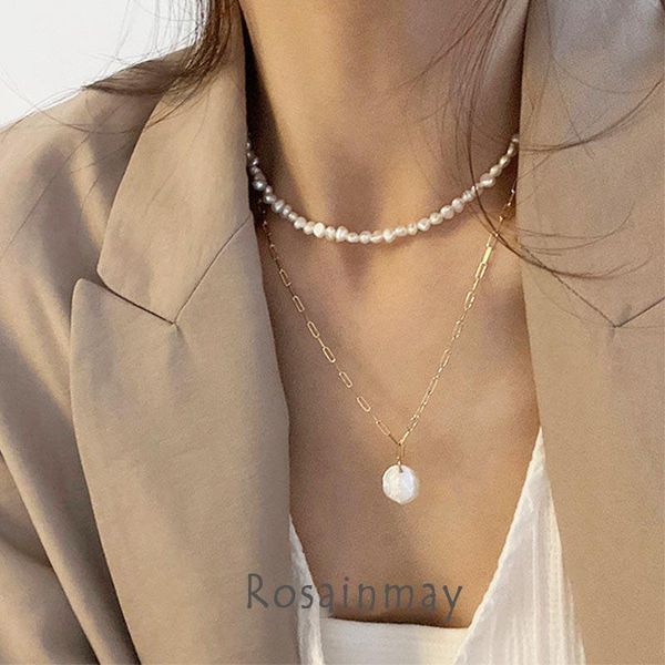 pendant necklaces vintage baroque pearl for women irregular jewelry gold plated chunky pin chain layered necklace gift 2021, Silver
pendant necklaces vintage baroque pearl for women irregular jewelry gold plated chunky pin chain layered necklace gift 2021, Silver