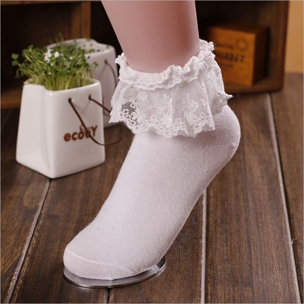 spring and autumn new pure color women's socks spring lace socks cotton c0224, Black
spring and autumn new pure color women's socks spring lace socks cotton c0224, Black