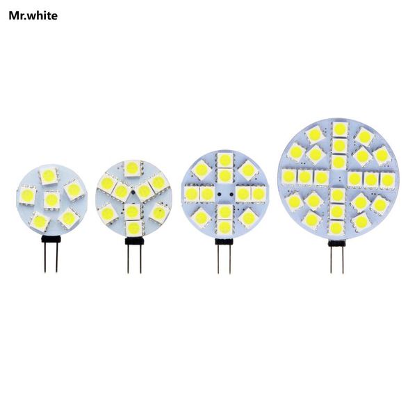 bulbs g4 lamp bulb dc 12v 4.8w 2.4w 1.8w 1.2w smd led warm cold white lighting lights replace halogen spotlight
