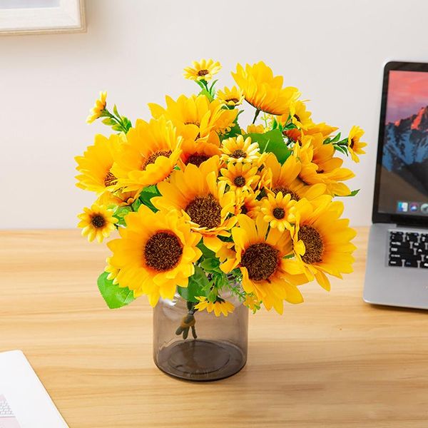 decorative flowers & wreaths artificial silk flower sunflower bouquet daisy home garden wedding table diy simulation accessorie plant
decorative flowers & wreaths artificial silk flower sunflower bouquet daisy home garden wedding table diy simulation accessorie plant