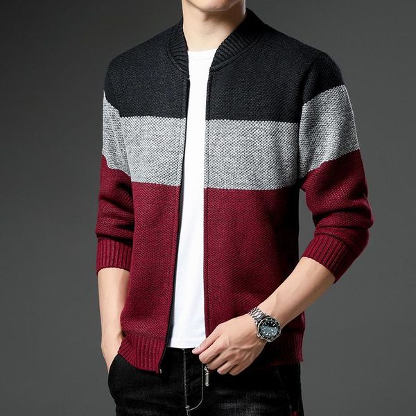 men's sweaters 2021 autumn winter mens striped men fleece knitted cardigan male casual knitwear sweatercoats man warm outerwear -3xl, White;black
men's sweaters 2021 autumn winter mens striped men fleece knitted cardigan male casual knitwear sweatercoats man warm outerwear -3xl, White;black