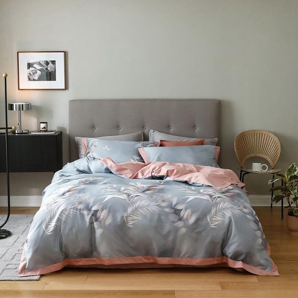 bedding sets pink gray egyptian cotton set pastoral style satin leaf print linen soft modern duvet cover bedspread
bedding sets pink gray egyptian cotton set pastoral style satin leaf print linen soft modern duvet cover bedspread