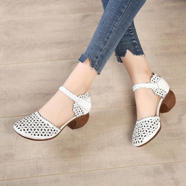 dress shoes gktinoo genuine leather women sandals summer 5cm high heels retro 2021 hollow out, Black
dress shoes gktinoo genuine leather women sandals summer 5cm high heels retro 2021 hollow out, Black