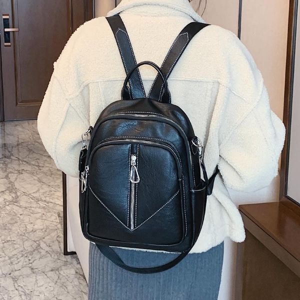 backpack style leather backpacks for women designer back pack travel large capacity bagpack luxury mochilas para mujer purse ba
backpack style leather backpacks for women designer back pack travel large capacity bagpack luxury mochilas para mujer purse ba