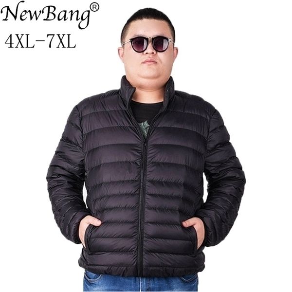 newbang brand plus 7xl ultra light down jacket men lightweight men's down coat male warm portable windbreaker feather parka 201225, Black
newbang brand plus 7xl ultra light down jacket men lightweight men's down coat male warm portable windbreaker feather parka 201225, Black