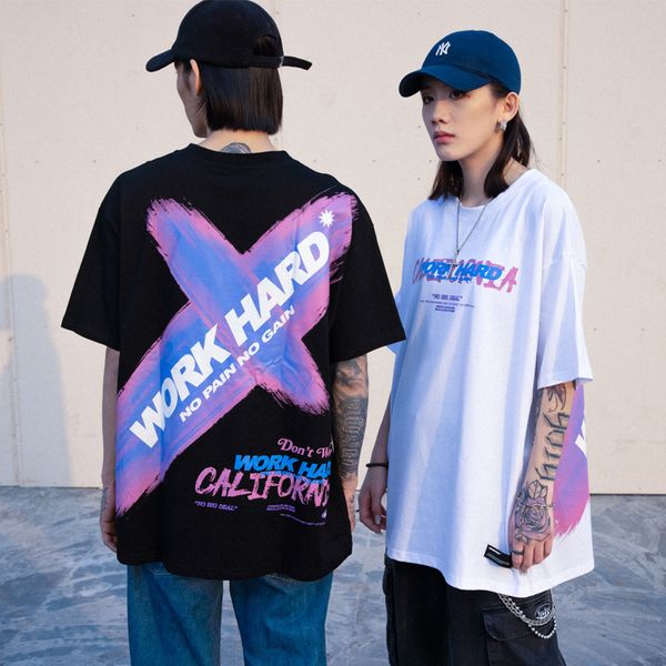 vamtac 2021 new short sleeve street style hip hop letters personalized printing men's and women's loose t-shirt, White;black
vamtac 2021 new short sleeve street style hip hop letters personalized printing men's and women's loose t-shirt, White;black