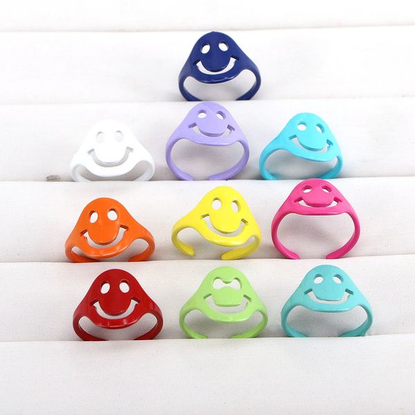 10pcs 2021 enamel rings for women chunky geometric vintage smile women's ring fashion jewelry whole, Silver
10pcs 2021 enamel rings for women chunky geometric vintage smile women's ring fashion jewelry whole, Silver