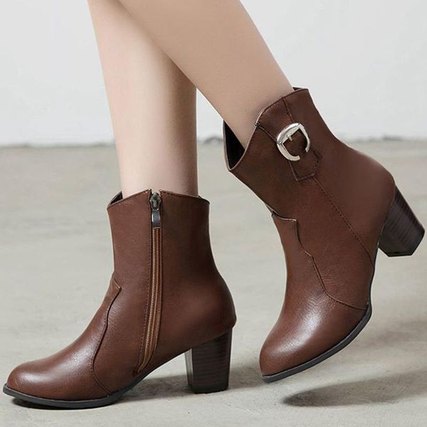 boots autumn 2021 women shoes ankle for thick heel pumps fashion pointed toe woman plus size 35-43, Black
boots autumn 2021 women shoes ankle for thick heel pumps fashion pointed toe woman plus size 35-43, Black