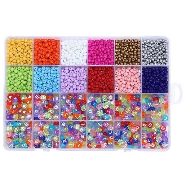 4mm rice beads + acrylic english letter bead set diy bracelet necklace jewelry accessories loose beads
4mm rice beads + acrylic english letter bead set diy bracelet necklace jewelry accessories loose beads