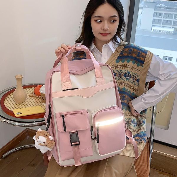backpack -selling schoolbag female ins style korean large-capacity college student class bag campus
backpack -selling schoolbag female ins style korean large-capacity college student class bag campus
