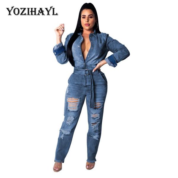 women's jumpsuits & rompers fashion belted ripped demin jumpsuit women pencil jeans long sleeve eleagnt playsuits overalls casual, Black;white
women's jumpsuits & rompers fashion belted ripped demin jumpsuit women pencil jeans long sleeve eleagnt playsuits overalls casual, Black;white