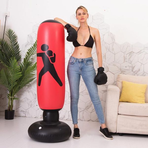 160cm inflatable boxing bag children punch sandbag training target stress relief exercise fitness equipment sand
160cm inflatable boxing bag children punch sandbag training target stress relief exercise fitness equipment sand