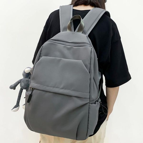 backpack solid color woman double shoulder large capacity man travel rucksack a4 book schoolbag for teenage girl boy 2021
backpack solid color woman double shoulder large capacity man travel rucksack a4 book schoolbag for teenage girl boy 2021