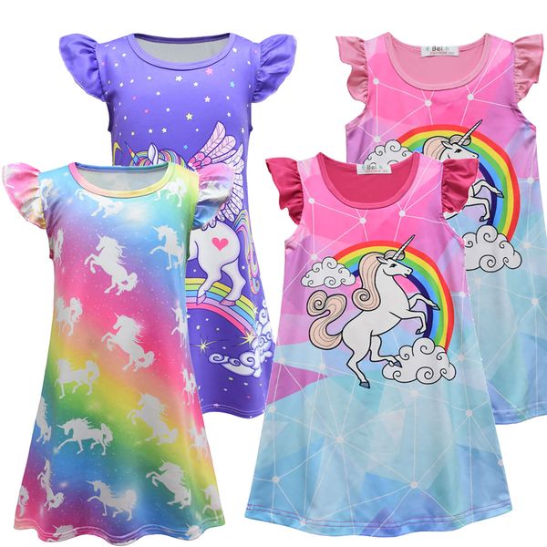 unicorn dresses for girls costume 2020 new style summer short flying sleeve cartoon rianbow princess skirt childrens clothing, Red;yellow
unicorn dresses for girls costume 2020 new style summer short flying sleeve cartoon rianbow princess skirt childrens clothing, Red;yellow
