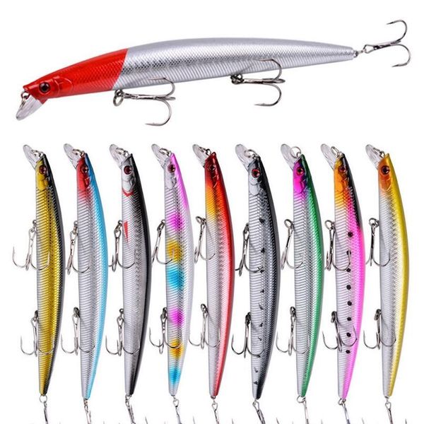 10pcs/lot big minnow fishing lures 18cm/24g fishing hard bait crankbaits isca artificiais pesca sea wobbler swimmi jllpjo
10pcs/lot big minnow fishing lures 18cm/24g fishing hard bait crankbaits isca artificiais pesca sea wobbler swimmi jllpjo