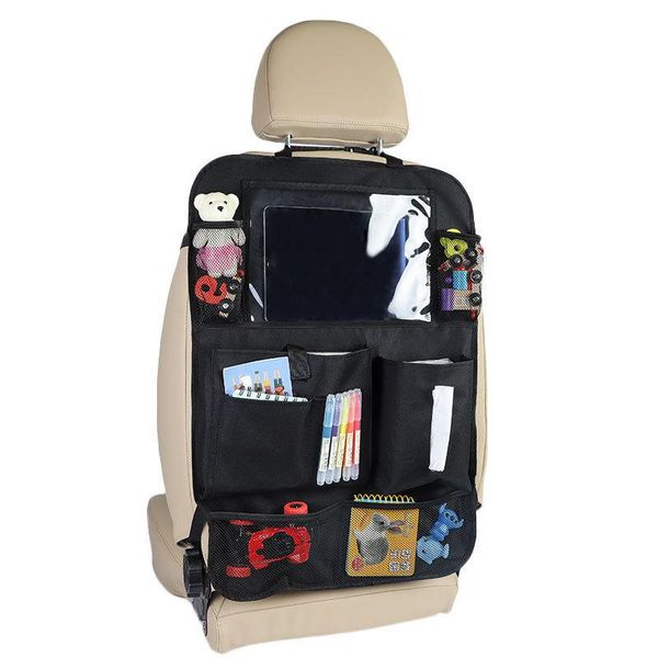 car organizer seat back multi-pocket storage bag touch screen tablet holder protector for kids children stowing tidying box 
car organizer seat back multi-pocket storage bag touch screen tablet holder protector for kids children stowing tidying box