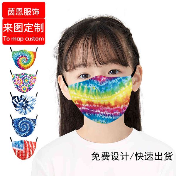 high-quality s tie dyed personalized color children's dust and haze printed mask washable
high-quality s tie dyed personalized color children's dust and haze printed mask washable