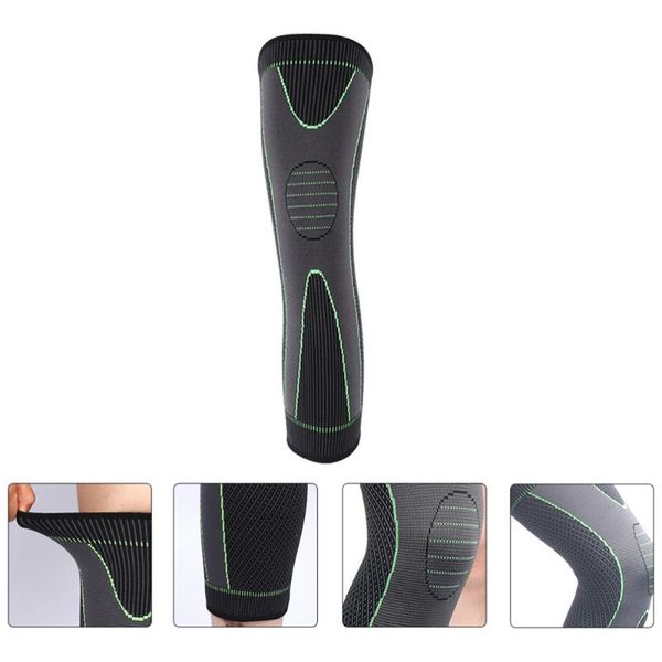 full leg compression sleeve long knee brace support protector for sport, Black;gray
full leg compression sleeve long knee brace support protector for sport, Black;gray