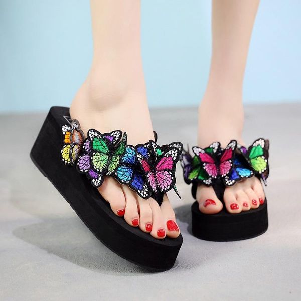 sandals women outside summer wear fashion thick-soled character drag women's slope with soft-soled non-slip beach shoes, Black
sandals women outside summer wear fashion thick-soled character drag women's slope with soft-soled non-slip beach shoes, Black
