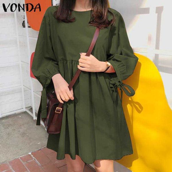 loose robe dress fashion pleated dress knee-length dresses vonda women's autumn sundress 2021 casual long sleeve solid vestidos y1006, Black;gray
loose robe dress fashion pleated dress knee-length dresses vonda women's autumn sundress 2021 casual long sleeve solid vestidos y1006, Black;gray