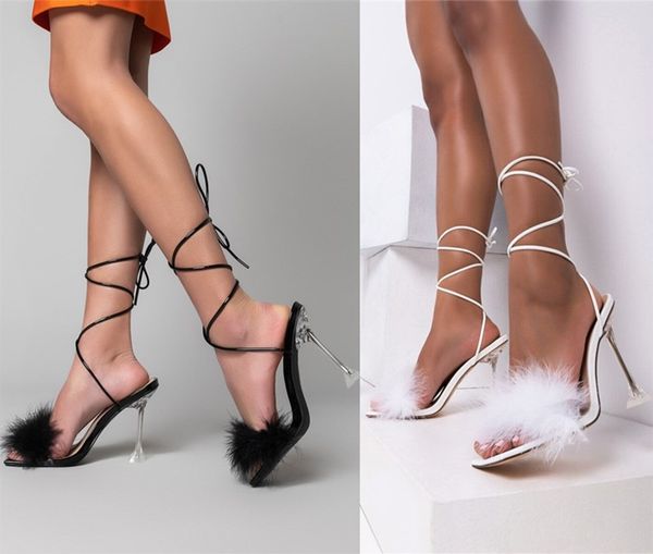 women plus size sandals summer shoes club square toes bandage fur fuzzy lace-up stiletto heels high heel solid color cross-tied stylish new, Black
women plus size sandals summer shoes club square toes bandage fur fuzzy lace-up stiletto heels high heel solid color cross-tied stylish new, Black