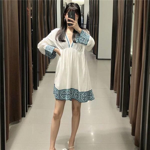 casual dresses summer women textured mini embroidery dress fashion vintage patchwork long puff sleeve loose pleated white, Black;gray
casual dresses summer women textured mini embroidery dress fashion vintage patchwork long puff sleeve loose pleated white, Black;gray