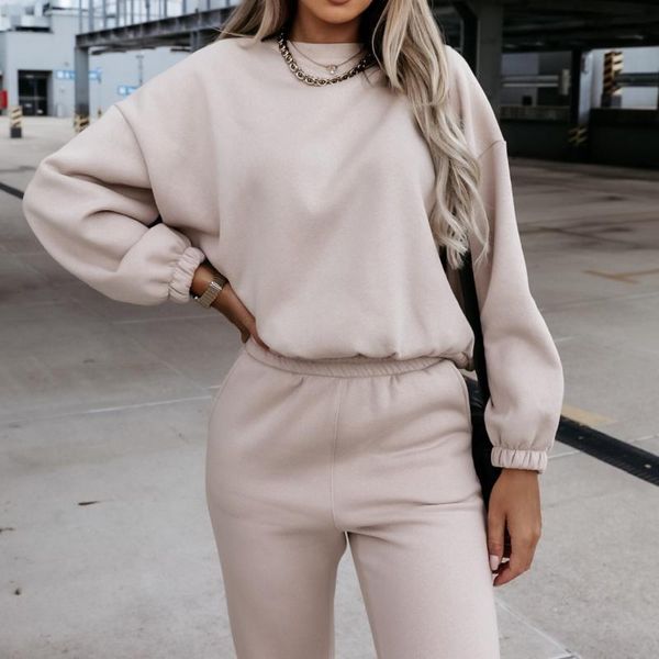 women's two piece pants rmsfe 2022 spring and autumn women street shooting leisure long sleeve round neck fashion sweater set, White
women's two piece pants rmsfe 2022 spring and autumn women street shooting leisure long sleeve round neck fashion sweater set, White