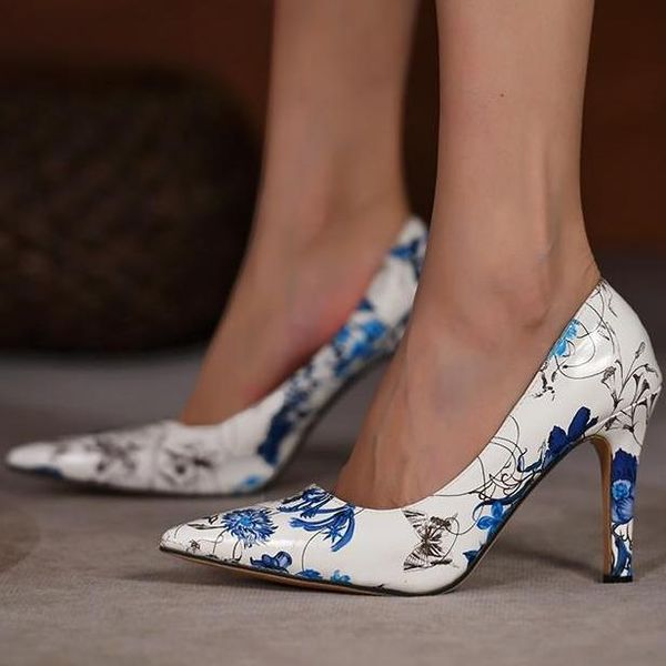 dress shoes women floral pump plus size 43 pointed toe stiletto heels slip-on office lady fashion elegant female high heel zapatos, Black
dress shoes women floral pump plus size 43 pointed toe stiletto heels slip-on office lady fashion elegant female high heel zapatos, Black