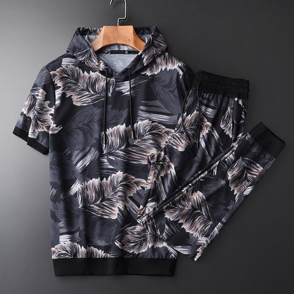 men's tracksuits hooded men sets (t-shirts+pants) luxury allover printed short sleeve man plus size 3xl 4xl summer slim fit mens, Gray
men's tracksuits hooded men sets (t-shirts+pants) luxury allover printed short sleeve man plus size 3xl 4xl summer slim fit mens, Gray