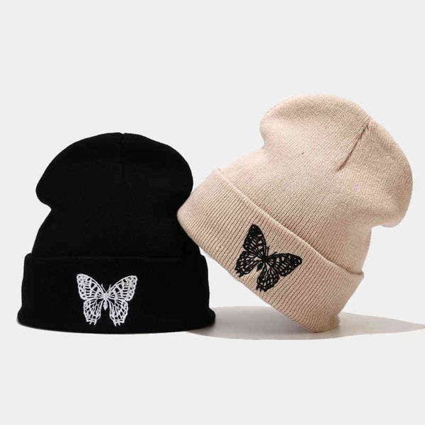 fashion knitted beanies hat butterfly embroidery winter warm ski hats skullies caps soft elastic cap sport bonnet men women y21111, Blue;gray
fashion knitted beanies hat butterfly embroidery winter warm ski hats skullies caps soft elastic cap sport bonnet men women y21111, Blue;gray