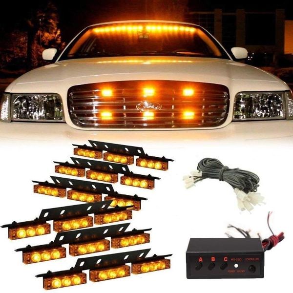 emergency lights krator set 54 led car vehicle strobe bars warning deck dash grille waterproof
emergency lights krator set 54 led car vehicle strobe bars warning deck dash grille waterproof